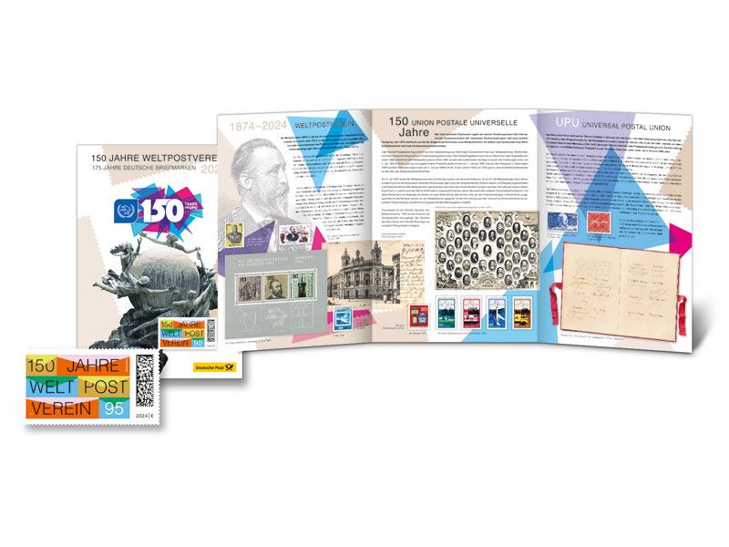Gedenkset 150 Jahre Weltpostverein