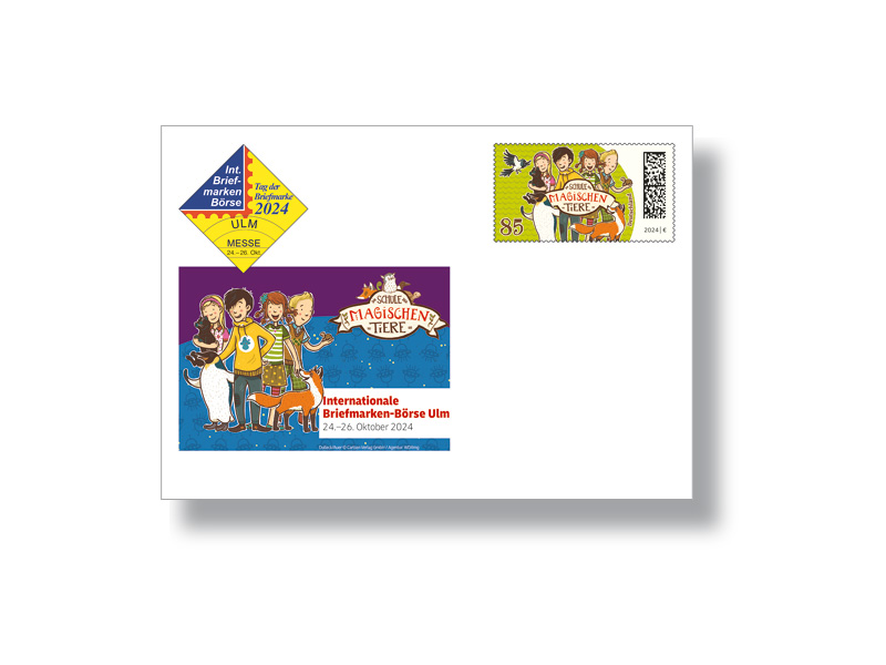 Messebriefumschlag "Internationale Briefmarken-Brse Ulm 2024"