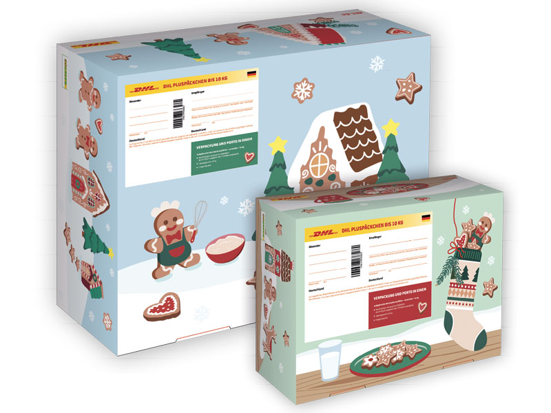 DHL Pluspäckchen M "Weihnachten 2024"