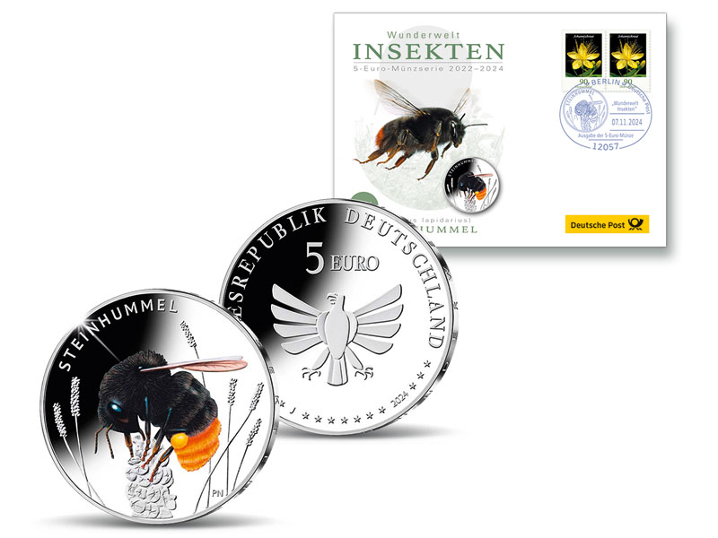 Numisbrief "Steinhummel"