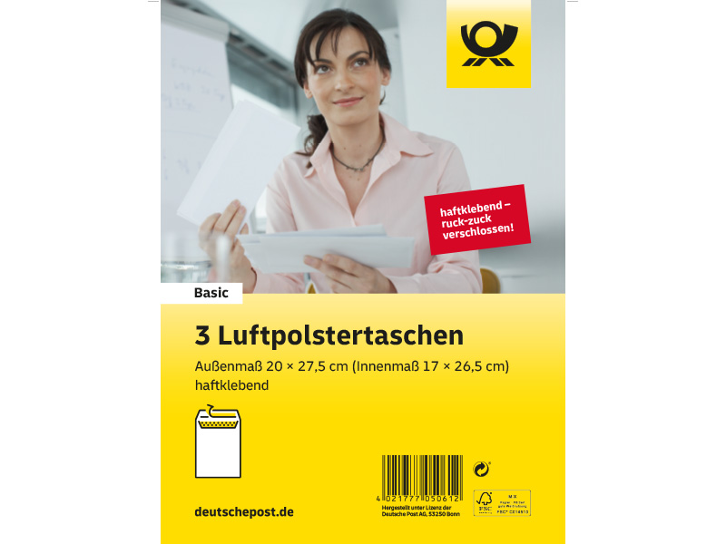 Bild Luftpolstertasche D haftklebend braun