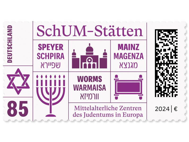 Felder mit Bild   und Textelementen zum Briefmarkenthema