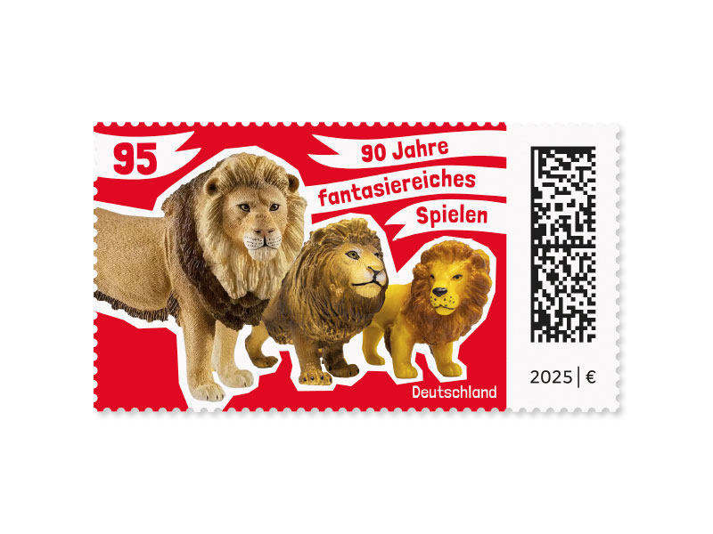 90 Jahre fantasiereiches Spielen. Drei Löwen aus der Schleich Historie