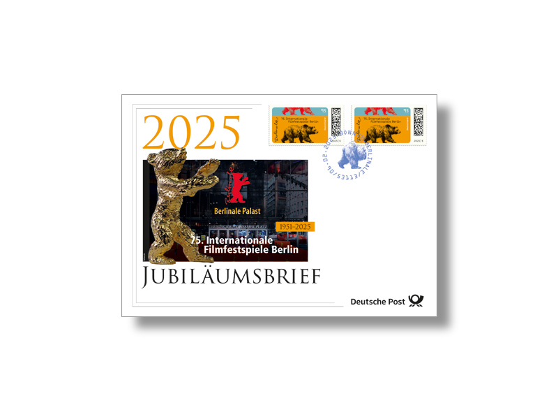 Jubilumsbrief "75. Internationale Filmfestspiele Berlin"