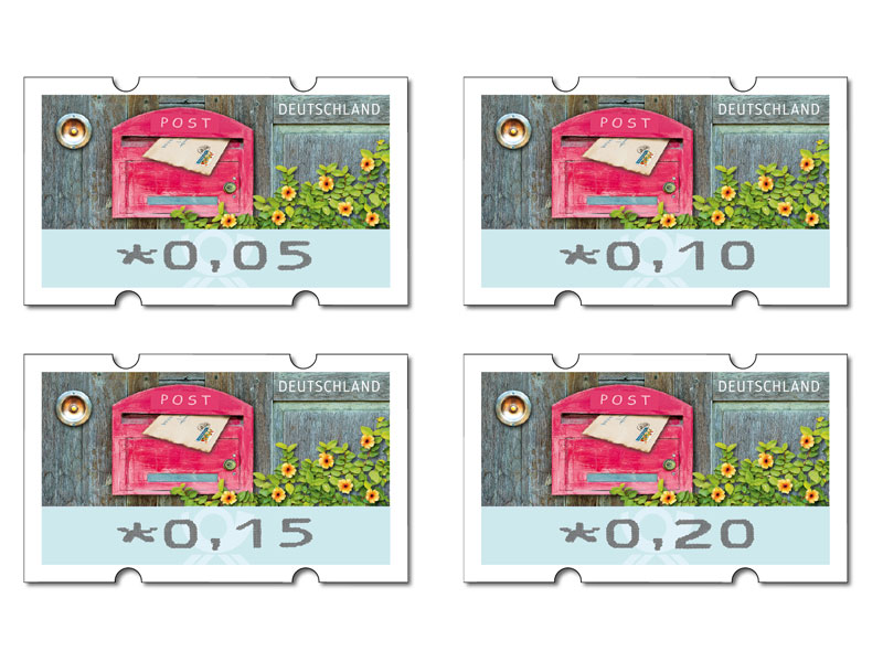 Automatenmarken-Set Ergnzungssatz "Briefe empfangen", 2025