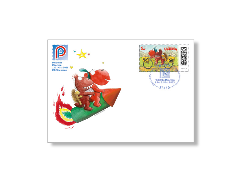 Messebriefumschlag "Internationale Briefmarken-Brse PHILATELIA Mnchen"