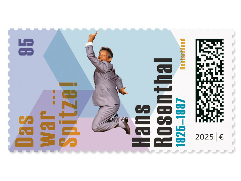 Hans Rosenthal mit Sprung "Das war ... Spitze!" in der Quizshow "Dalli Dalli"