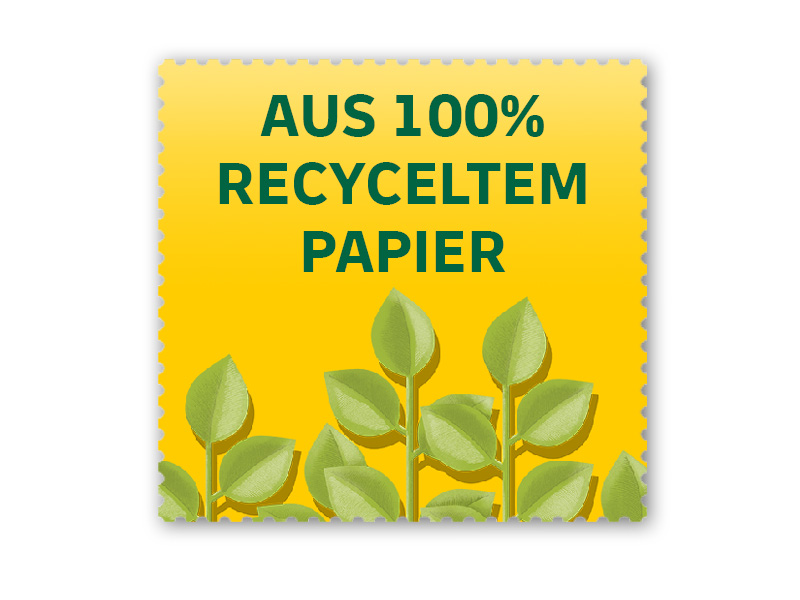 Geöffneter Brief, aus dem Blumen ranken