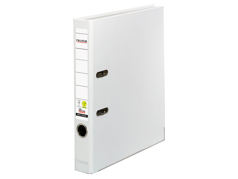 Falken, PP-Color-Ordner A4, 5 cm, weiss