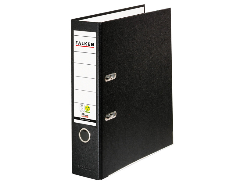 Falken, PP-Color-Ordner A4, 8 cm, schwarz