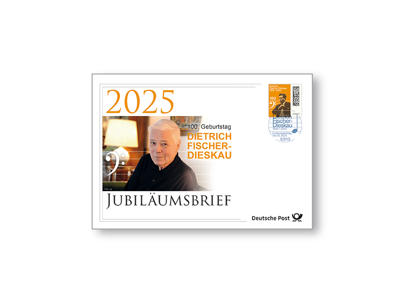 Jubilumsbrief "100. Geb. Dietrich Fischer-Dieskau"