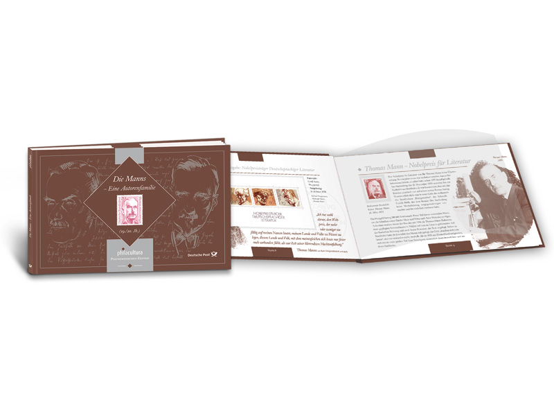 Booklet philacultura - Die Manns - Eine Autorenfamilie