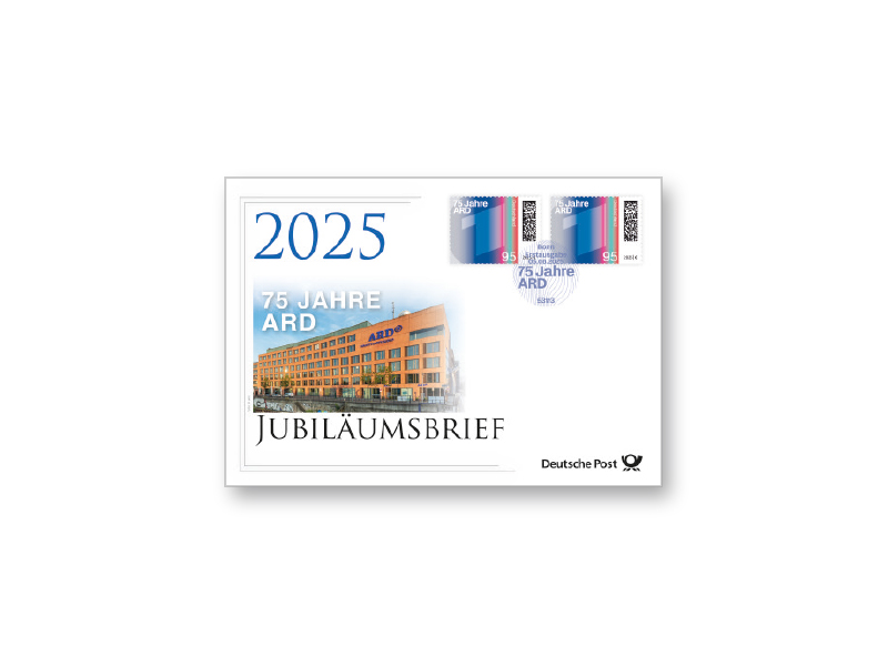 Jubiläumsbrief 75 Jahre ARD