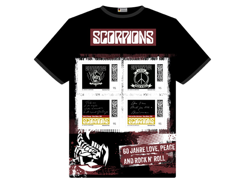 Limitierte Sonderedition Scorpions T-Shirt Black, Vorderseite