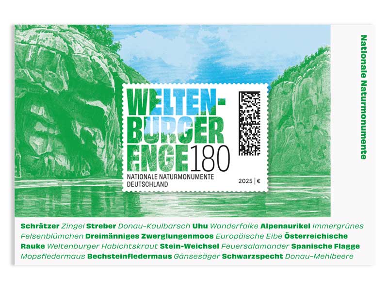 Stahlstich, die Lange Wand bei Weltenburg.