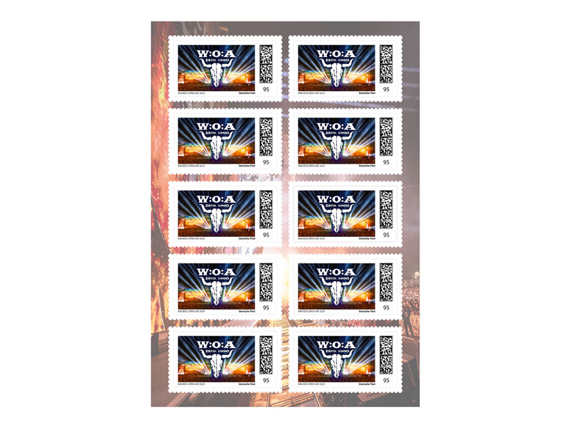 Logo und Bühne des Wacken Open Air