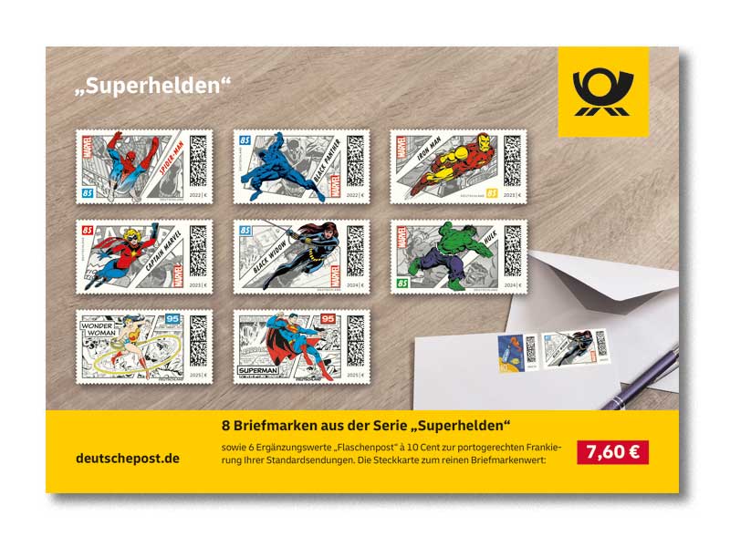 Steckkarte "Superhelden"
