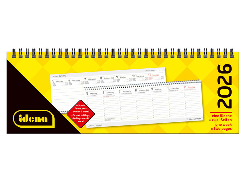 Idena Tischkalender 2026