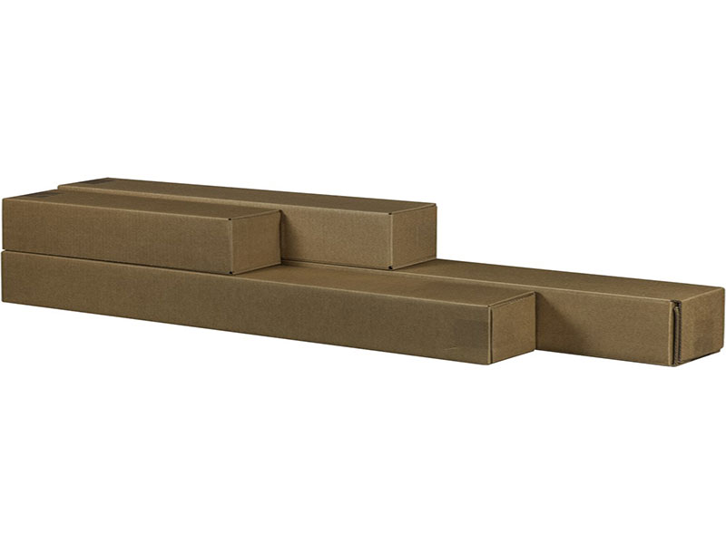 Versandhlse, 630 x 105 x 105 mm, braun, 10 Stck