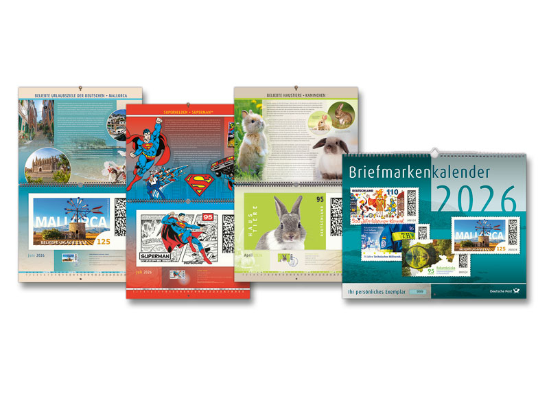 Briefmarkenkalender 2026