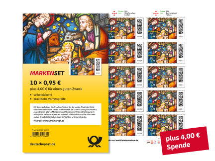 Markenset Kirchenfenster Heilige Drei Koenige