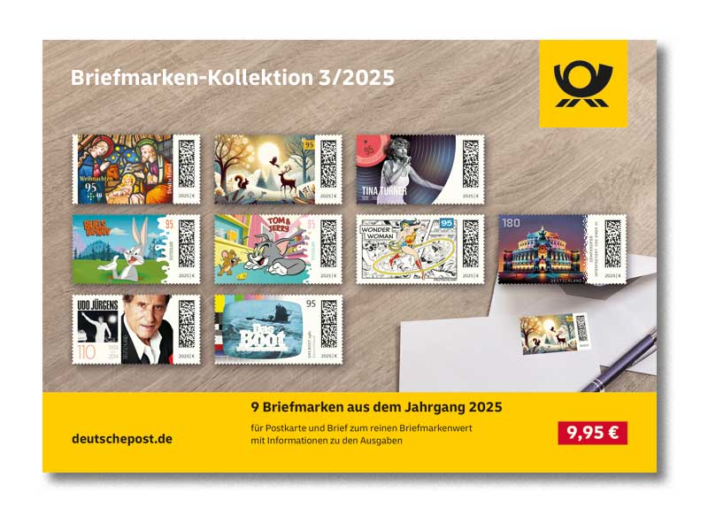 Steckkarte "Briefmarken-Kollektion 3/2025"