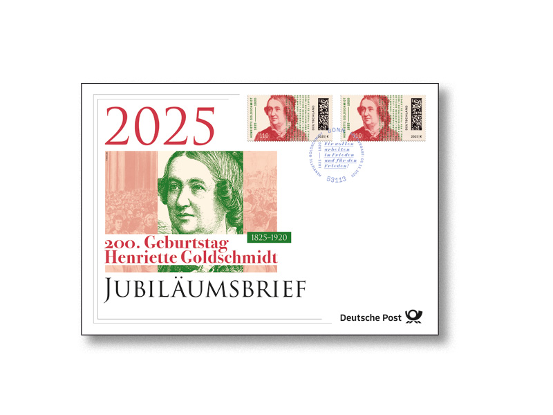Jubilumsbrief 200. Geburtstag Henriette Goldschmidt