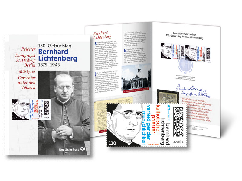 Erinnerungsblatt 150. Geburtstag Bernhard Lichtenberg