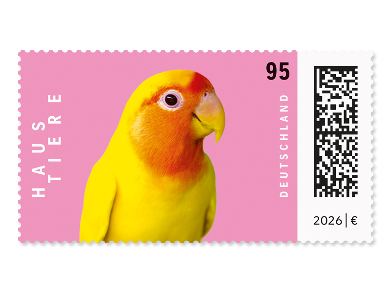 Vogel, Briefmarke zu 0,95 EUR, 10er-Bogen