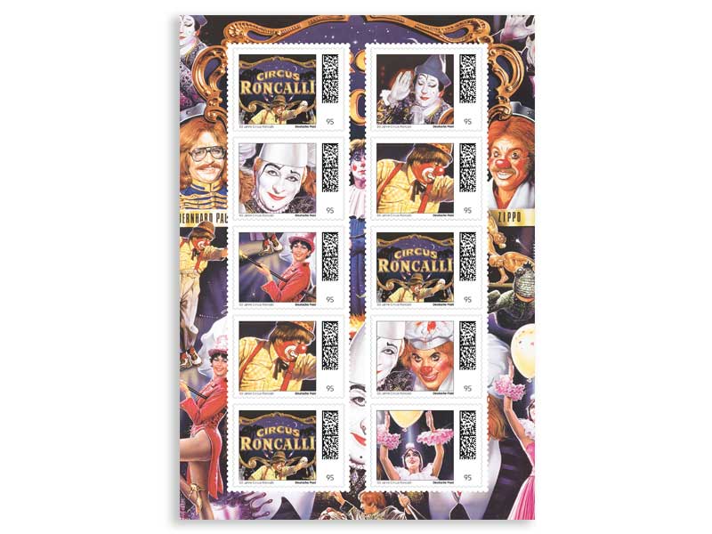 10er-Bogen der Sonderedition 50 Jahre Circus-Theater Roncalli - Liebe zur Nostalgie