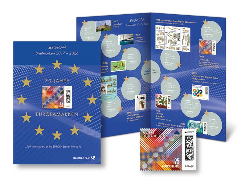 Gedenkset 70 Jahre EUROPAMARKEN