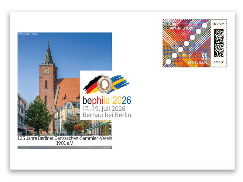 Messebriefumschlag  bephila 2026