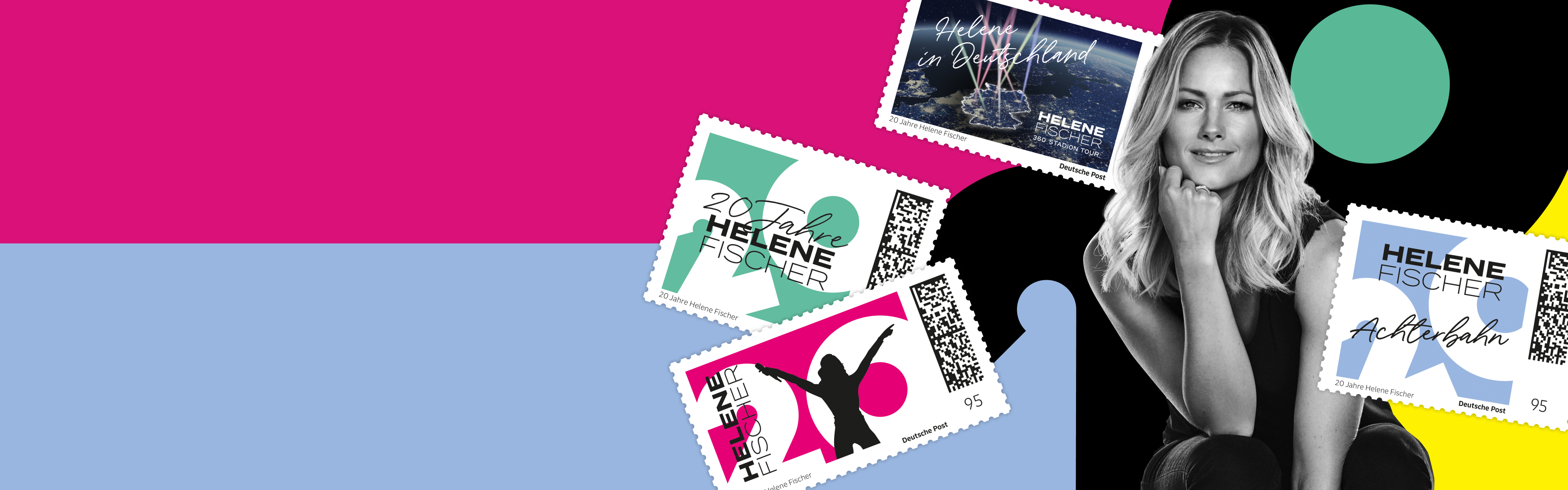 Briefmarken der Schlagers�ngerin Helene Fischer