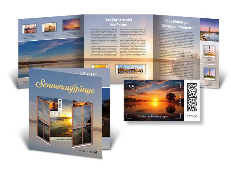 Schmuckblatt Sonnenaufg�nge
