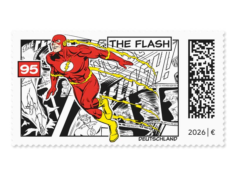 The Flash vor Comic-Panels