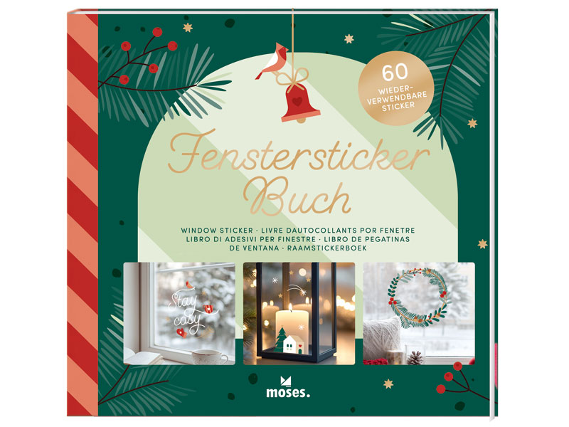 Moses Fenstersticker-Buch Winterwunder