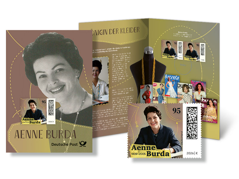 Erinnerungsblatt Aenne Burda