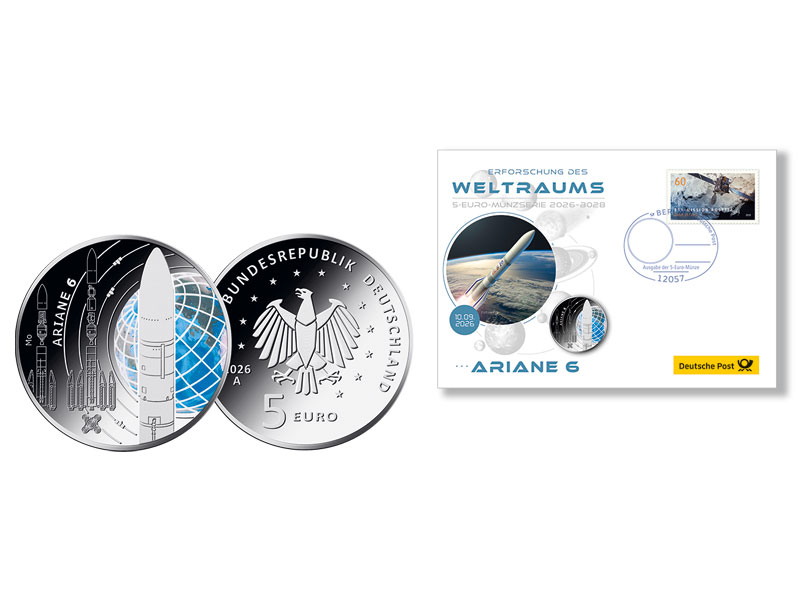 Numisbrief "Ariane 6"