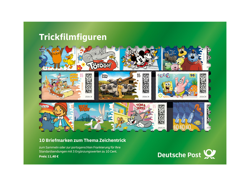 Steckkarte Trickfilmfiguren 2026