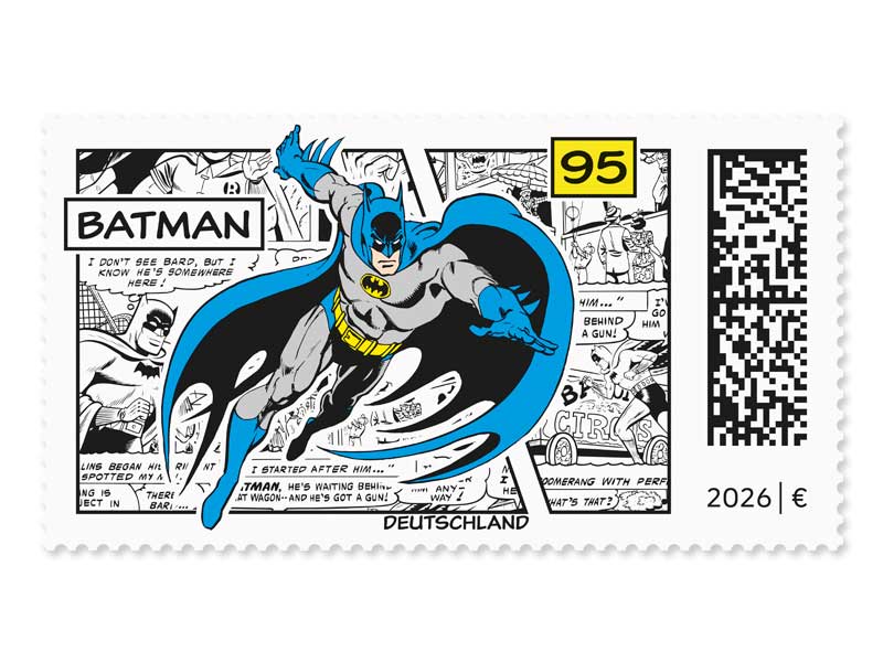 Batman vor Comic-Panels