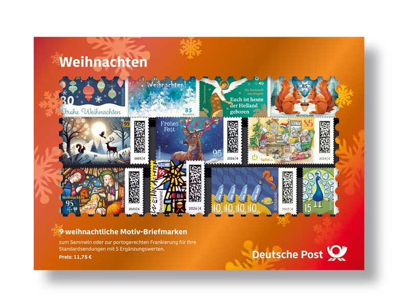 Steckkarte Weihnachtsgr��e