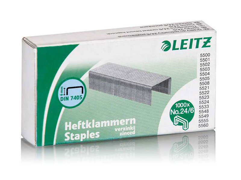 Bild Leitz Heftklammern 24/6, 1.000 Stck