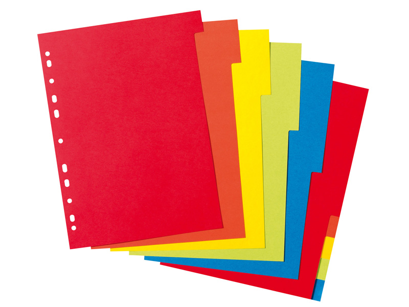 Bild "Idena Kartonregister DIN A4", 10er-Set