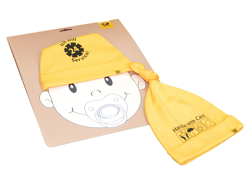 Bild DPAG Babykollektion Mütze Handle with Care