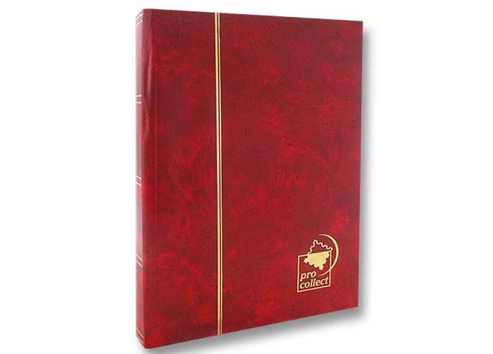 Klassik - Einsteckbuch 16 Seiten rot, schwarze Bltter