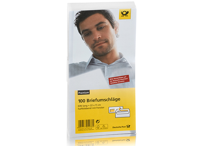 Deutsche Post Briefumschlge, Format: DIN lang, mit Fenster, 100 Stck