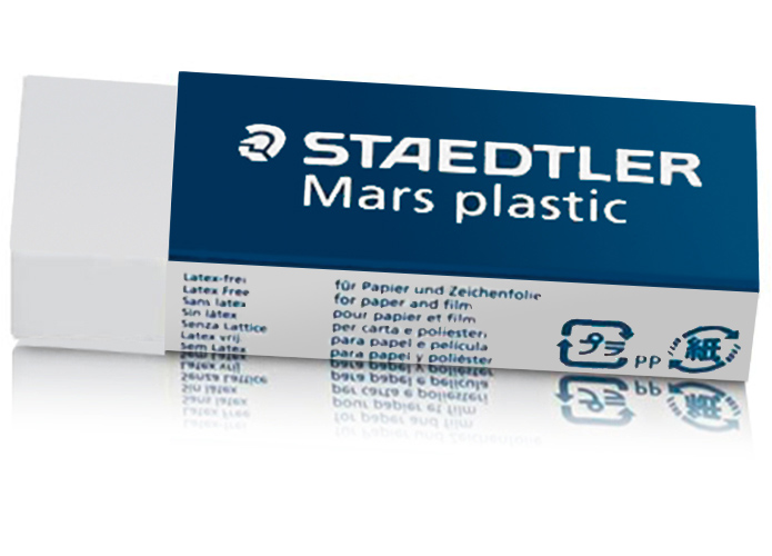 Staedtler Radierer Mars Plastic, weiß
