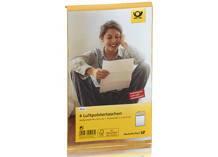 Deutsche Post Luftpolstertasche Typ B, 4 Stck