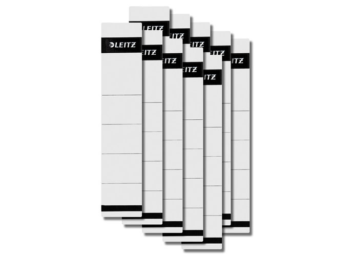 Leitz Rckenschilder zum Einstecken, 10 Stck, schmal