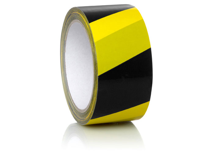 Signal-Packband, bedruckt, schräg schraffiert